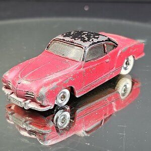 Dinky Toys Volkswagen Karmann Ghia Sports Car Missing Front Wheel Rubber
